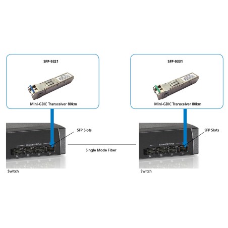 LevelOne 1.25G SMF BIDI SFP TRANSCEIVER